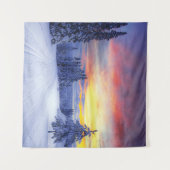 Winterlandschaft Wandteppich (Vorderseite (Horizontal))