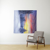 Winterlandschaft Wandteppich (Beispiel (Horizontal))