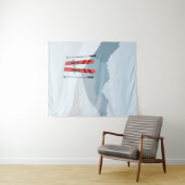 Winterlandschaft Wandteppich (Beispiel (Horizontal))