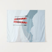 Winterlandschaft Wandteppich (Vorderseite (Horizontal))