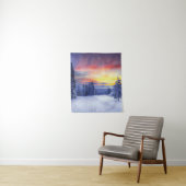 Winterlandschaft Wandteppich (Beispiel)