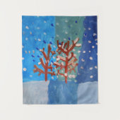 Winterlandschaft Wandteppich (Vorderseite)