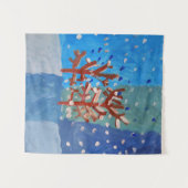 Winterlandschaft Wandteppich (Vorderseite (Horizontal))