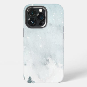 Winterlandschaft Wasserfarbe iPhone 13 Pro Hülle