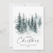 Winterlandschaft Weihnachten Pine Tree Corporate (Vorderseite)