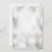 Winterlandschaft Weihnachtsfest Party Einladung (Rückseite)