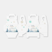 Winterlandschaft wunderbarer Geburtstag Geschenkschachtel (Ungefaltet)