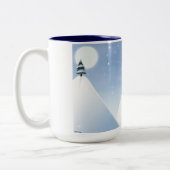 Winterlandschaft Zweifarbige Tasse (Links)