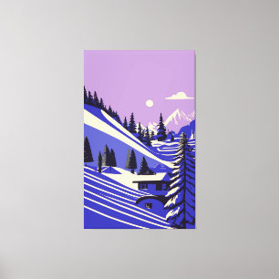 Winterlandschaften Leinwanddruck