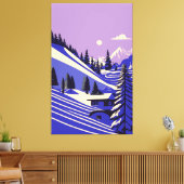 Winterlandschaften Leinwanddruck (Insitu (Wohnzimmer))