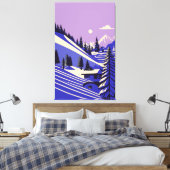 Winterlandschaften Leinwanddruck (Insitu (Schlafzimmer))