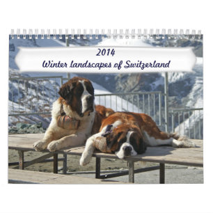 Winterlandschaften von der Schweiz Kalender