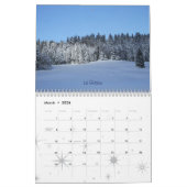 Winterlandschaften von der Schweiz Kalender (Mär 2026)