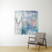 Winterlandschaftsdarstellung in Aquarellfarben Wandteppich (Beispiel (Horizontal))