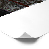 Winterlandschaftsfotoplakat Poster (Ecke)