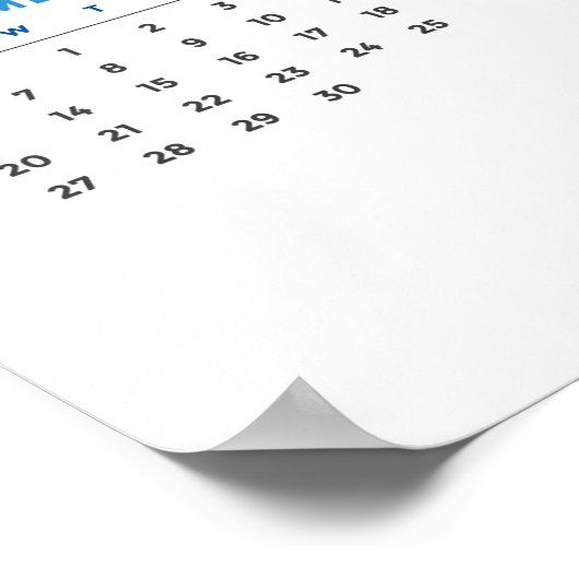 Winterlandschaftskalender 2021 poster (Ecke)