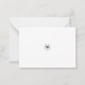 Winterlandschaftskarte Mitteilungskarte (Rückseite)