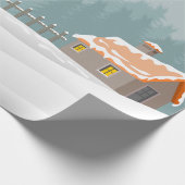 Winterlandschaftspapier Geschenkpapier (Ecke)