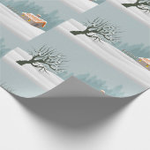 Winterlandschaftspapier Geschenkpapier (Ecke)
