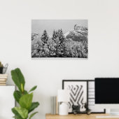 Winterlandschaftsplakat Poster (Heimbüro)