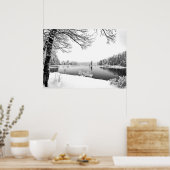 Winterlandschaftsplakat Poster (Küche)