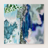 Winterlandschaftspuzzle Puzzle (Horizontal)