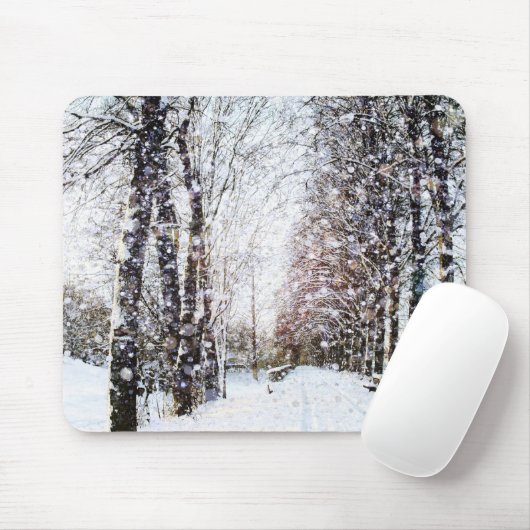 Winterlandschaftweihnachten Mousepad (Mit Mouse)