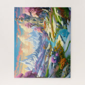Winterlandsicht Puzzle (Vertikal)