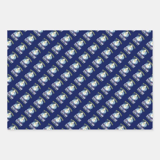 Winterläufer - Das Laufen macht Spaß Geschenkpapier Set (Vorderseite 3)