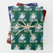 Winterläufer - Das Laufen macht Spaß Geschenkpapier Set (Beispiel)