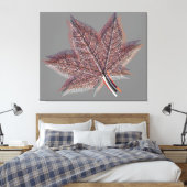 Winterleaf Leinwanddruck (Insitu (Schlafzimmer))