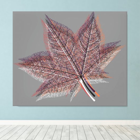 Winterleaf Leinwanddruck (Insitu (Holzboden))