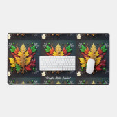 "Winterleaf Splendor" Schreibtischunterlage (Tastatur & Maus)