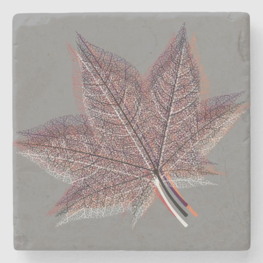 Winterleaf Steinuntersetzer (Vorderseite)