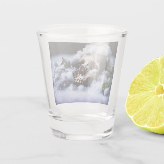 Winterleben IV Schnapsglas (Rückseite)