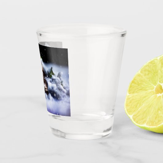 Winterleben IV Schnapsglas (Rechts)