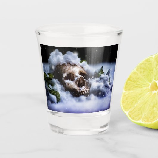 Winterleben IV Schnapsglas (Vorderseite)