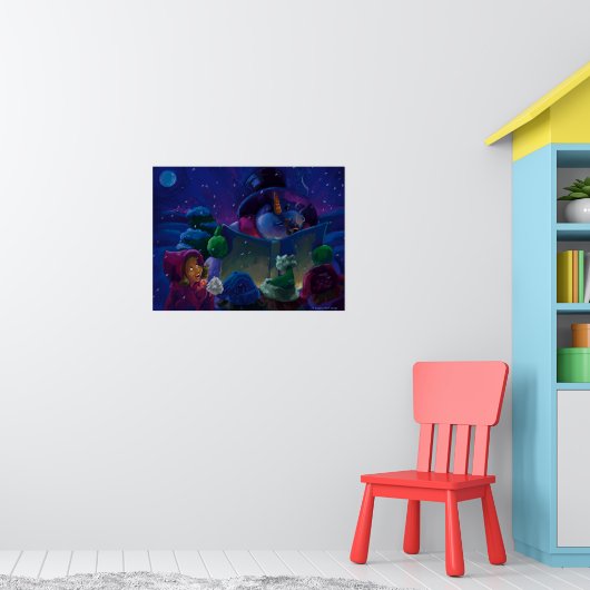 Winterlektüre Poster (Kinderzimmer 1)