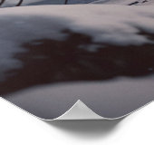 Winterleopard-Poster Poster (Ecke)