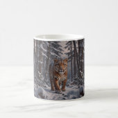 Winterleopard-Tasse Kaffeetasse (Mittel)