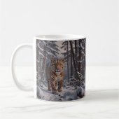 Winterleopard-Tasse Kaffeetasse (Links)