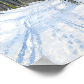 Winterliche Berglandschaft Poster (Ecke)