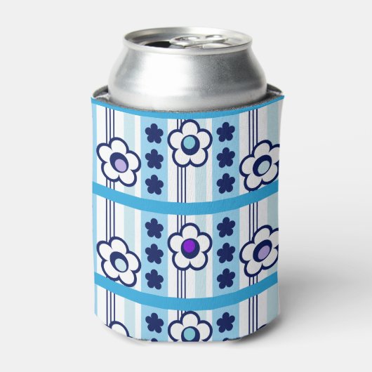 Winterliche Blume Dosenkühler (Kanne Vorderseite)