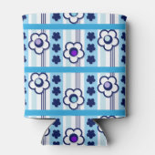 Winterliche Blume Dosenkühler (Rückseite)