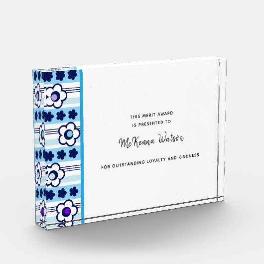 Winterliche Blume Fotoblock (Links)