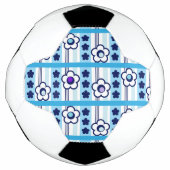 Winterliche Blume Fußball (Vorderseite)