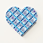 Winterliche Blume Notizblock (Rückseite)