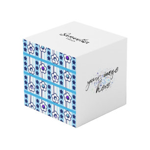 Winterliche Blume Würfel