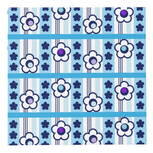 Winterliche Blume Würfel (Vorderseite)