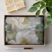 Winterliche Blumen Nahtlose Decoupage Seidenpapier (Geschenk)